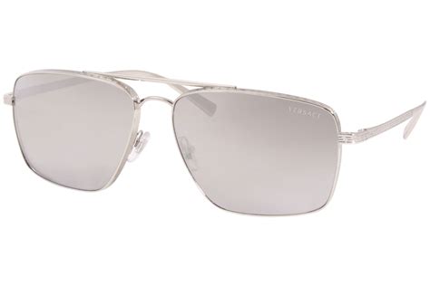versace sunglasses silver
